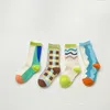 Kids Socks Spring 4 Pairs lot Korean Cartoon Baby Boys Girls Cotton 1 8Years Children Sports 230711