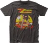 メンズTシャツクレイジーストリートウェアメンズZZトップビンテージレッグロックTシャツヒップホップコットンTシャツ男性服