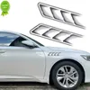 1 Pair Fake Vents Car Stickers Auto Outlet Side Vents Creative Funny Decal Sticker Decoration Waterproof Car Styling Accessories