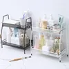 Haken Keuken Organizer Ijzer Cosmetische Opbergrek Draad Make-up Houder Kruiden Kruiden Mand Plant Display Plank Badkamer Desktop Deco