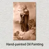 高品質ウィリアム・アドルフ・ブーグロー古典的な肖像キャンバスアート天使の聖母手描きの寝室の装飾