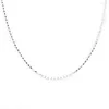 Chains Mermaid Wave Silver Chain Necklace Authentic Sterling-Silver-Jewelry For Women