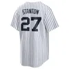 Personnalisé Hommes Femmes Jeunesse Aaron Judge Baseball Jersey Anthony Volpe Rizzo Gary Sanchez DJ LeMahieu Giancarlo Stanton Gerrit Cole Derek Jeter Gleyber Torres Holmes