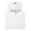 Men's Polos designer Designer T-Shirts Mens Luxury Shirts Womens Round Neck Sleeveless Casual Designers Letter Print Hip Hop Summer Clothes Tees CXD2307128 0YUE