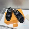 Designer - Sandali da donna con plateau e sandali di lusso Multicolor Nero bianco blu Pantofole in gomma broccato Moda scarpe da spiaggia