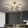 Chandeliers Nodric Chandelier Lights For Bedroom Living Room Led Lighting Black Gold Ceiling Dining Lamp Fixtures