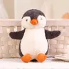 Wholesale different sizes of cute forest small animals pig penguin doll peanut plush toys