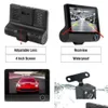 Car DVR CAR DVRS Driving Recorder DVR HD 1080p 3 объектива 170 градусов с задним видом на задний вид камера.