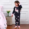 Pyjamas Barn Flickor Unicorn Set Barn Skelett Halloween Sovkläder Småbarn Fritidskläder Nattkläder Spädbarn Söta Karnevalskläder 2 10 230711