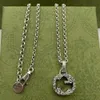 Designer Necklace Men Women Pendant Necklaces Fashion Chains Square Pendants Necklaces Silver Gold Color Jewerlry Accessories box
