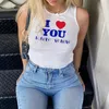 Women's Tanks Camis Cute Crop Women's Summer Sports Tank Top Women's Y2k Top Street Clothing Knitted Top Basic T-shirt Seamless Fitness Tank Top Women's Dress 230711