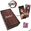 카드 게임 New Demon Slayer Box Hobby Collection TCG 재생 GP Rare Kimetsu No Yaiba 어린이 선물 장난감 T230629 Drop Del DHF7G