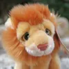 Bambole di peluche 7 "Giocattoli di peluche leone seduto realistico Simpatici animali selvatici dagli occhi grandi Leoni Peluche regalo Peluche per bambini 230711