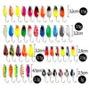 Baits Lures 12/43-teiliges Löffelköder-Set zum Angeln, Metallköder, verwendet für Seen, Ozeane, Schiffe, Bass-Shaker, kleine Spinner, Forellenklemmen, Hartbox-Zubehör 230711