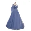 Party Dresses Summer Beach Evening Sequines Simple Tulle V-Neck Vestidos Formal Prom Gowns