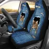 Upgrade Car Seat Cover Universal Auto Cat Print Seat Case Polyester Fiber Car Seat Cushion Protector Mat Pad Accessories