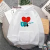 Bluzy bluzy damskie bluzy świąteczne Bad Rabbit Hoodie Esthetic Cartoon Śliczna kaptura Damska Zabawna Sweter Zimowe ubranie HARAJUU HARAJUU TOP Z230713