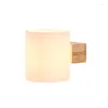 Wall Lamp Modern Led Wooden Nordic Frosted Glass Wood Lights Sconce Hallway Aisel El Bedroom Corridor Home Decor Lamps