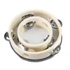 Drum Tambourine Bell Hand trzymał tamburyn brzozowy metal Jingles Kids School Musical Toy KTV Percussion Toy