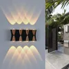 Wall Lamp LED IP65 Outdoor Waterproof Garden Lighting Aluminum Indoor Bedroom Living Room Stairs Light 4/6/8/10/12W 86-265V