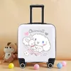 Suitcases Children's Draw-Bar Luggage Girl Cute 18-Inch Universal Wheel Cartoon Boarding Bag Student 20-Inch Custom Small Leather