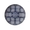 Tallrikar 10,5-tums nordisk underglasyr keramisk porslin Japansk kreativ enkel biffmåltid i västerländsk stil Stor rund platt tallrik