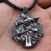 Anhänger Halsketten Wicca Viking Odin Raven Corss von Rosova Heathen Amulet Halskette Schmuck