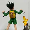 Figuras de brinquedo de ação 28cm caçador caçador anime figura gon figura de ação gon figura kurapika estatueta modelo boneca brinquedo