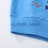 Chaquetas Sudaderas con capucha Metros de salto Niños Manga larga Patrón de bordado de tiburón Sudaderas Ropa para niños Ropa de abrigo de otoño Ropa azul 2-7 años x0712