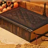 Fashion Vintage Leather Journal Classic Diaries Retro Plaid L Eather Black Golden Framed Notebook Journals Diary Stationery