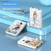 Slim Power Bank 5000mAH Mobilladdare Tecknad Powerbank Diamond Surface 5000 Power Bank Lovely För Iphone12 Samsung L230712