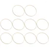 Decorative Flowers 20 PcsDecorative Circle Wooden Frames Crafts Material DIY Anniversary Leis Embroidery Supply Hoop Dream Catcher Ring