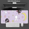 Anime Girl surdimensionné tapis de souris tapis de jeu grand caoutchouc bureau ordinateur portable tapis doux tapis pour étudiant bloc-notes