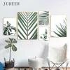 Póster de plantas con marco estilo escandinavo orquídea aloe monstera cuadro decorativo arte de pared moderno pintura Interior decoración del hogar L230704