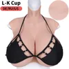 Breast Form Silicon Prostheses K Cup No Oil Fake Boobs Drag Queen Costumes Fake Breasts Huge Breast Forms Breastplate False Chest Sissy 230711