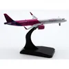 Aircraft Modle LH4193 Alloy Collectible Plane Gift Wings 1 400 Wizz Air Abu Dhabi Airbus A321neo Diecast Aircraft JET Model A6-WZB 230711