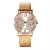 À la mode 6 pièces filles dames montre cadeau ensemble montre en or rose et Bracelet collier boucles d'oreilles ensemble femmes