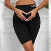 Roupas de ioga Yoga Active Athletic Gravidez Short Cintura Alta Elasticidade Shorts Grávida Shorts Grávida Sobre A Barriga Workout Biker Shorts 230712