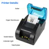 Other Electronics 58MM Desktop POS Cashier Printer USB Bluetooth Thermal Receipt Restaurant Sales Kitchen Bill Printing for Mobile Windows 230712