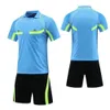 Outros Artigos Esportivos Uniforme de Árbitro de Futebol Profissional Masculino Gola Turn-down Roupas de Árbitro de Futebol Camisa de Juiz de Manga Curta Três Bolsos Shorts 230712