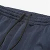 Pantalons pour hommes 2023 mode hommes vêtements broderie papillon piste bleu marine large ourlet aiguilles pantalons de survêtement AWGE jambe pantalon