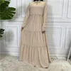 Ethnic Clothing Selling Fashion Leisure And Comfortable Chiffon Dress Muslim Maxi Dresses For Women Caftan Marocain Formal