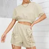 linen 2 pezzi set womens