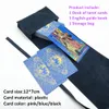 Outdoor Games Activities 1 Set Plastic Tarot Cards Pink Blue Black With Cloth Storage Bag Waterproof Durable Divination English Guide Book L743 230711