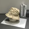 Szerokie brzegowe czapki wiadra czapki luksusowe Casquette Bucket Hat Designer list haftowany warsztat odcienia x0712
