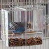 Autres fournitures pour oiseaux CAITEC Boîte d'alimentation anti-éclaboussures pour perroquets Conteneur de nourriture Résistant aux morsures Convient aux petits oiseaux 230711