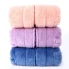 Pyjamas d'hiver peignoirs de bain pour grands enfants mode enfants filles couleur unie flanelle chaud vêtements de nuit garçons Homewear famille correspondant 230711