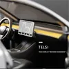 Diecast Model 1 24 Tesla Model Y SUV Legeringsmodell Diecast Metal Toy Model Simulering Ljud och ljus Samling Barnpresenter 230711