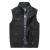 Men's Jackets 7XL 8XL Military Outdoor Jacket Men Multi Pocket Cotton Vest Male Pographer Shooting Waistcoat Sleeveless Travel Vests