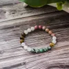 Hänge halsband 8mm vit jade solsten tiger ögonpärlor 108 mala halsband meditation yoga bön smycken japamala set för män och kvinnor hkd230712